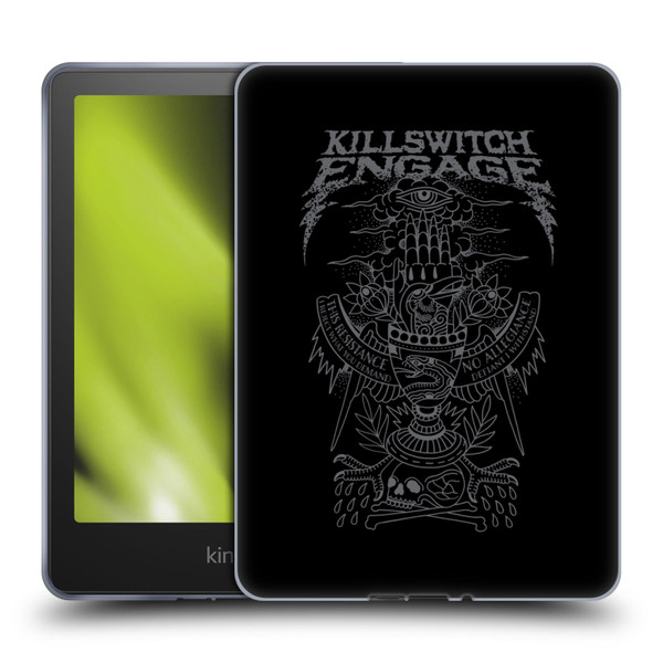 Killswitch Engage Band Art Resistance Soft Gel Case for Amazon Kindle Paperwhite 5 (2021)