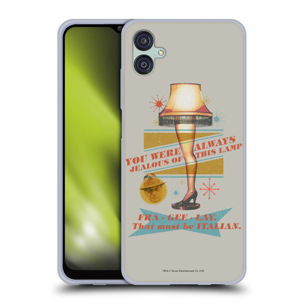 A Christmas Story Composed Art Leg Lamp Soft Gel Case for Samsung Galaxy M04 5G / A04e