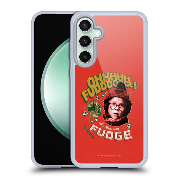A Christmas Story Composed Art Oh Fudge Soft Gel Case for Samsung Galaxy S23 FE 5G