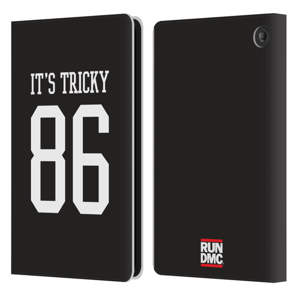Run-D.M.C. Key Art It's Tricky Leather Book Wallet Case Cover For Amazon Fire 7 2022