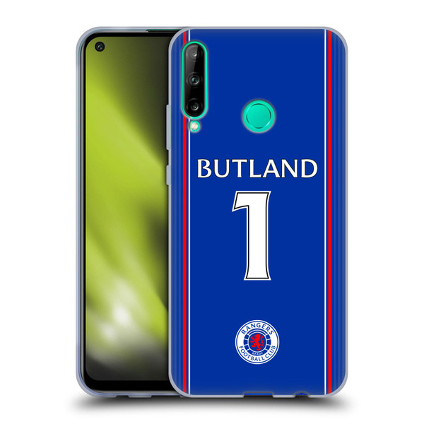 Rangers FC 2023/24 Players Home Kit Jack Butland Soft Gel Case for Huawei P40 lite E