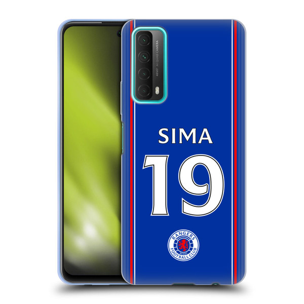 Rangers FC 2023/24 Players Home Kit Mohamed Diomande Soft Gel Case for Huawei P Smart (2021)