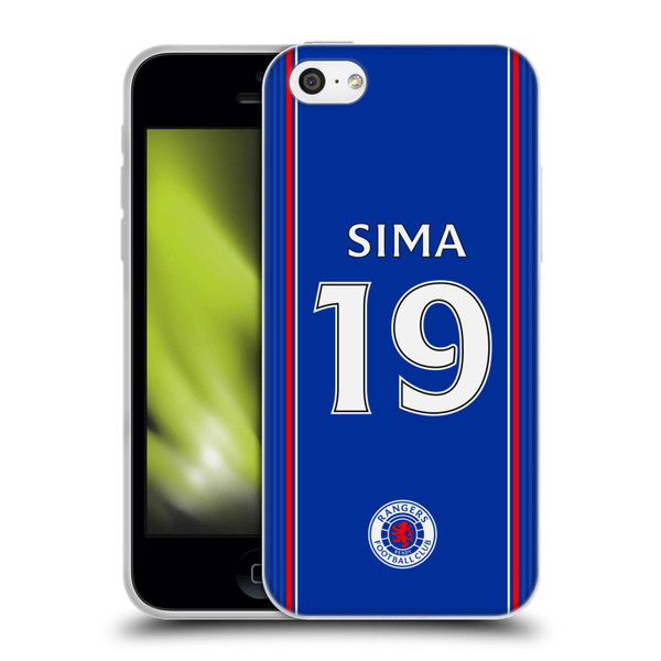 Rangers FC 2023/24 Players Home Kit Mohamed Diomande Soft Gel Case for Apple iPhone 5c