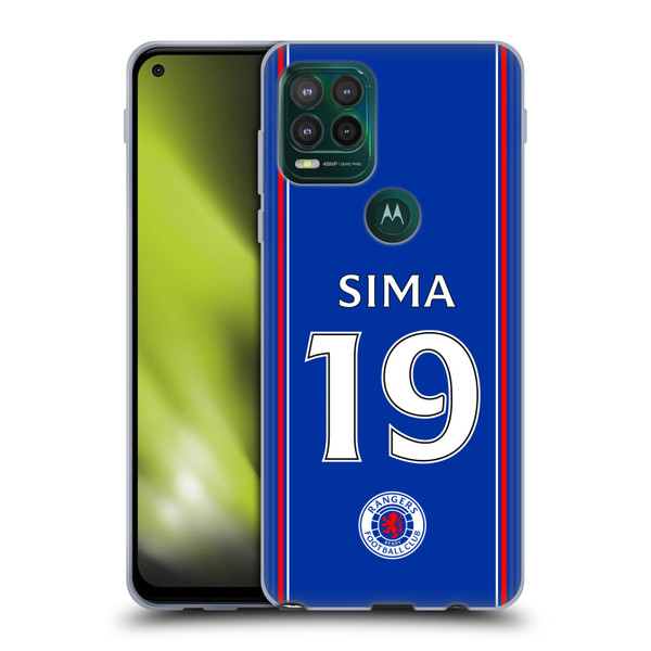 Rangers FC 2023/24 Players Home Kit Mohamed Diomande Soft Gel Case for Motorola Moto G Stylus 5G 2021