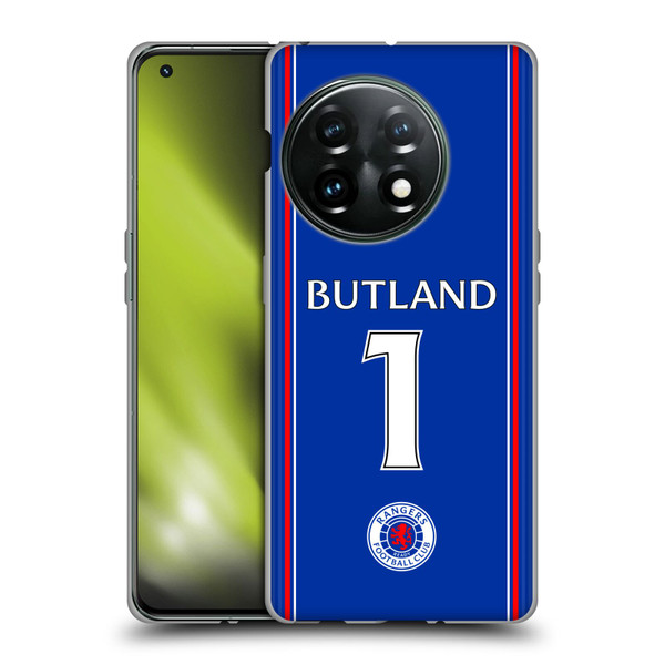 Rangers FC 2023/24 Players Home Kit Jack Butland Soft Gel Case for OnePlus 11 5G