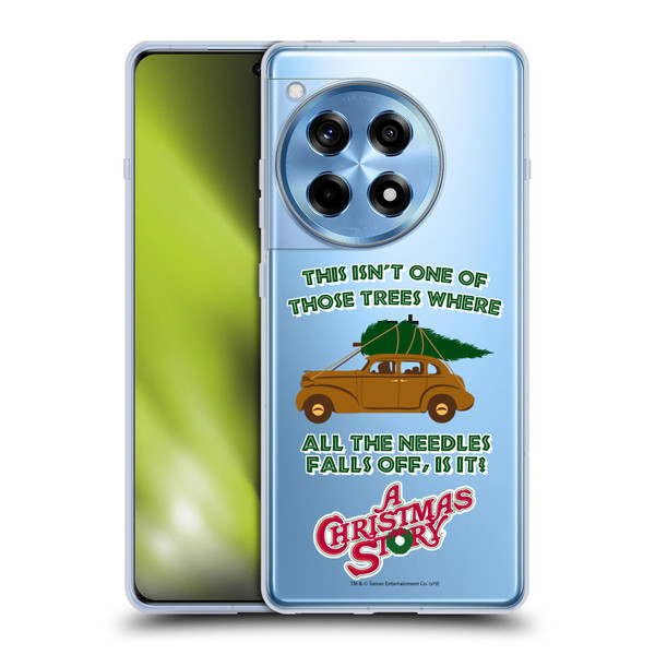 A Christmas Story Graphics Car And Pine Tree Soft Gel Case for OnePlus 12R