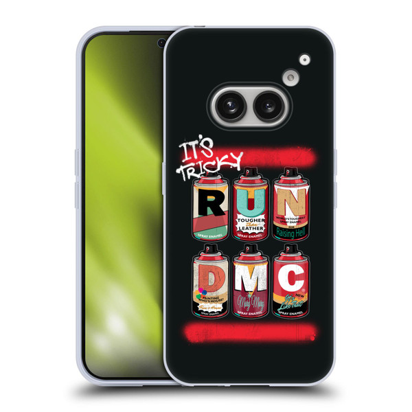 Run-D.M.C. Key Art Spray Cans Soft Gel Case for Nothing Phone (2a)