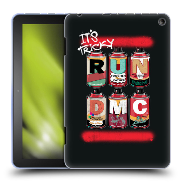 Run-D.M.C. Key Art Spray Cans Soft Gel Case for Amazon Fire HD 8/Fire HD 8 Plus 2020