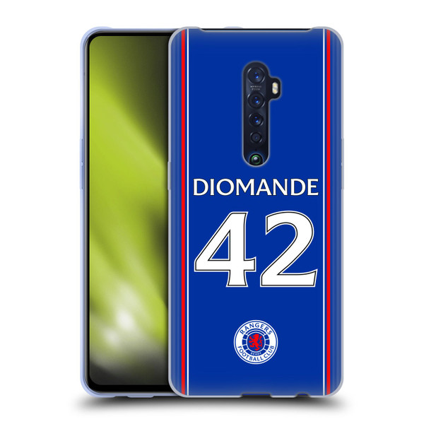 Rangers FC 2023/24 Players Home Kit Abdallah Sima Soft Gel Case for OPPO Reno 2