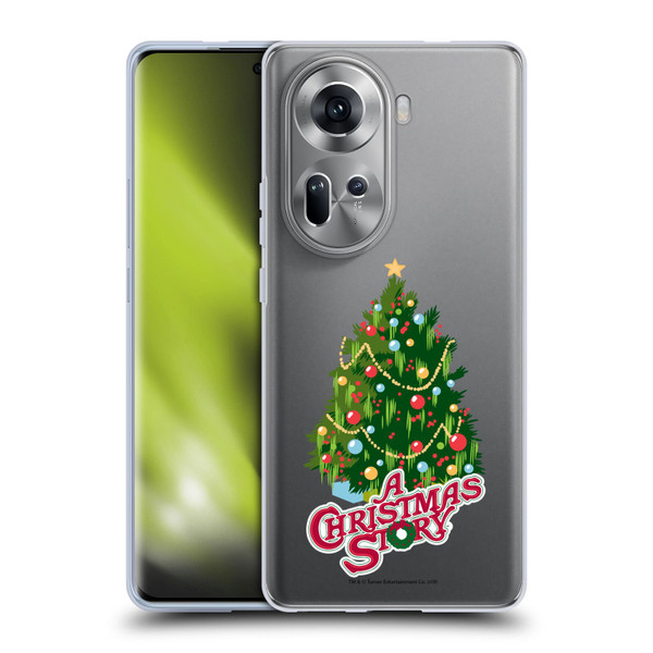 A Christmas Story Graphics Holiday Tree Soft Gel Case for OPPO Reno11