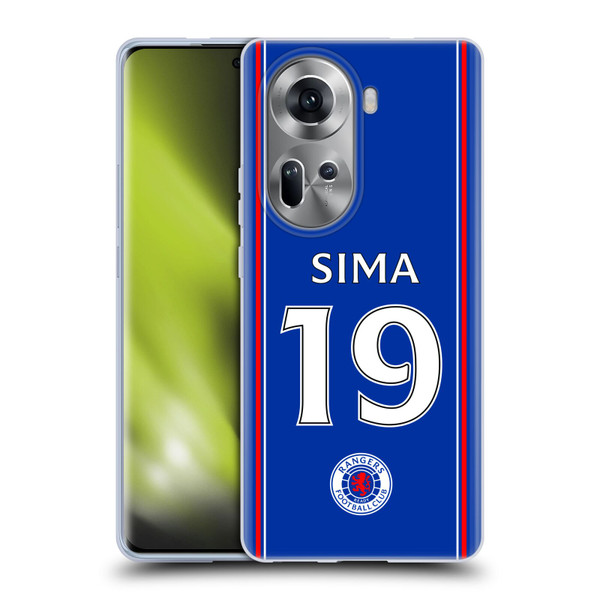 Rangers FC 2023/24 Players Home Kit Mohamed Diomande Soft Gel Case for OPPO Reno11