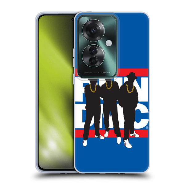 Run-D.M.C. Key Art Silhouette Soft Gel Case for OPPO Reno11 F 5G / F25 Pro 5G