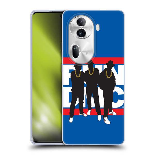 Run-D.M.C. Key Art Silhouette Soft Gel Case for OPPO Reno11 Pro