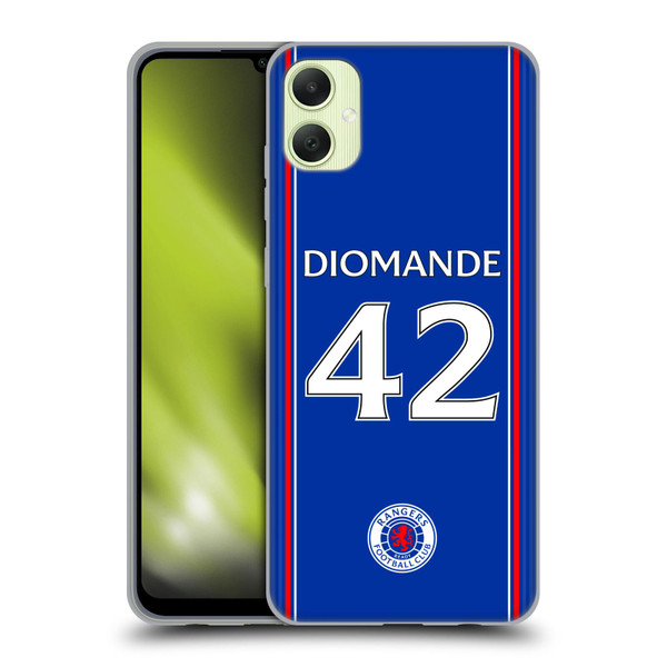 Rangers FC 2023/24 Players Home Kit Abdallah Sima Soft Gel Case for Samsung Galaxy A05