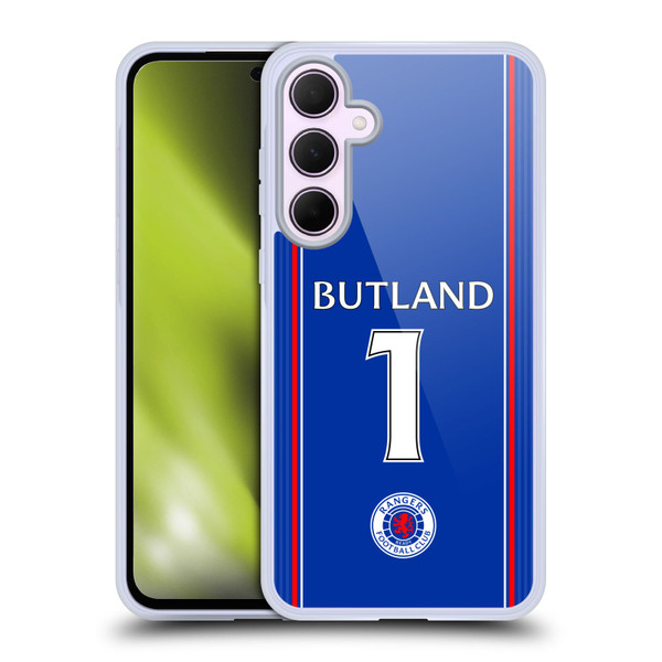 Rangers FC 2023/24 Players Home Kit Jack Butland Soft Gel Case for Samsung Galaxy A35 5G