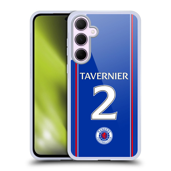 Rangers FC 2023/24 Players Home Kit James Tavernier Soft Gel Case for Samsung Galaxy A35 5G