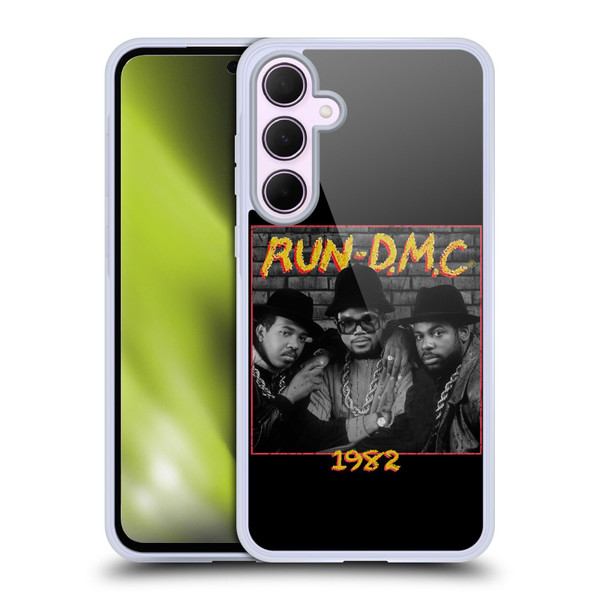 Run-D.M.C. Key Art Photo 1982 Soft Gel Case for Samsung Galaxy A35 5G