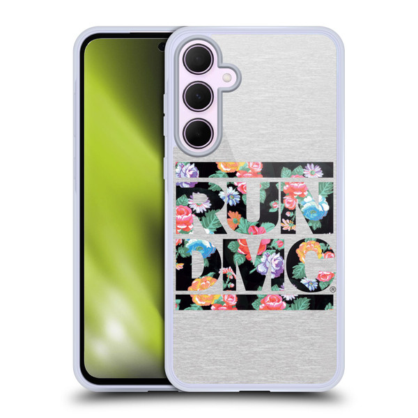Run-D.M.C. Key Art Floral Soft Gel Case for Samsung Galaxy A35 5G