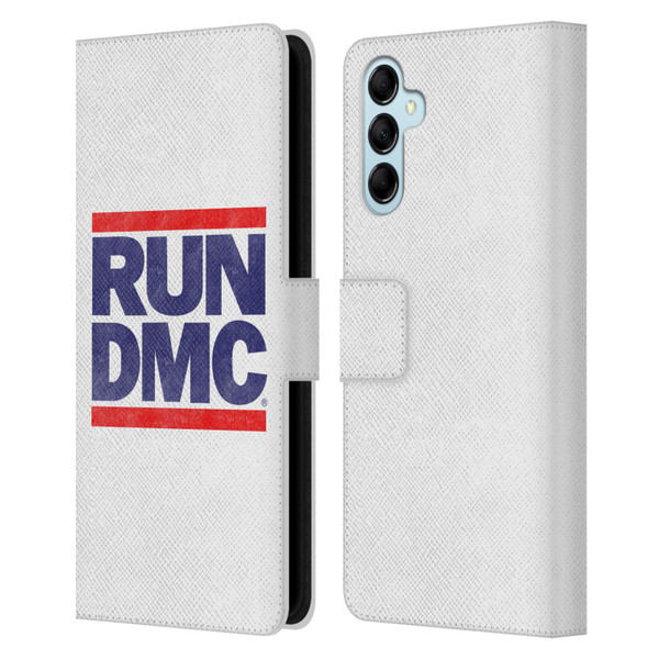 Run-D.M.C. Key Art Silhouette USA Leather Book Wallet Case Cover For Samsung Galaxy M14 5G