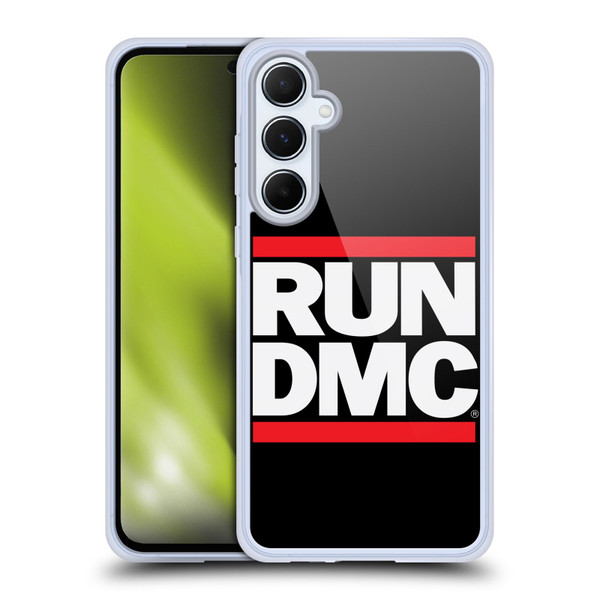 Run-D.M.C. Key Art Logo Soft Gel Case for Samsung Galaxy A55 5G