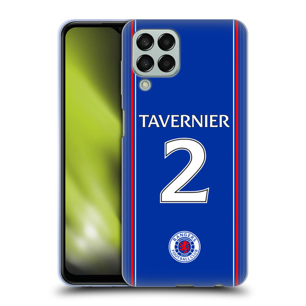 Rangers FC 2023/24 Players Home Kit James Tavernier Soft Gel Case for Samsung Galaxy M33 (2022)