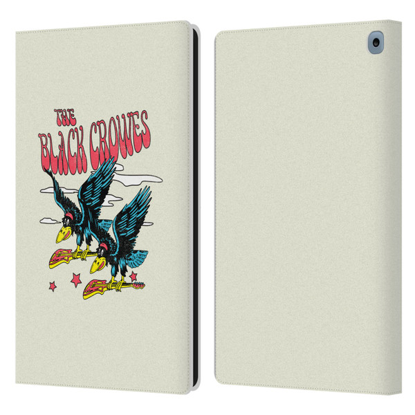 The Black Crowes Graphics Flying Guitars Leather Book Wallet Case Cover For Amazon Fire HD 10 / Plus 2021