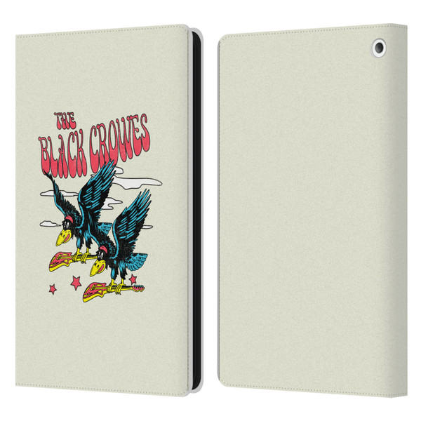 The Black Crowes Graphics Flying Guitars Leather Book Wallet Case Cover For Amazon Fire HD 8/Fire HD 8 Plus 2020