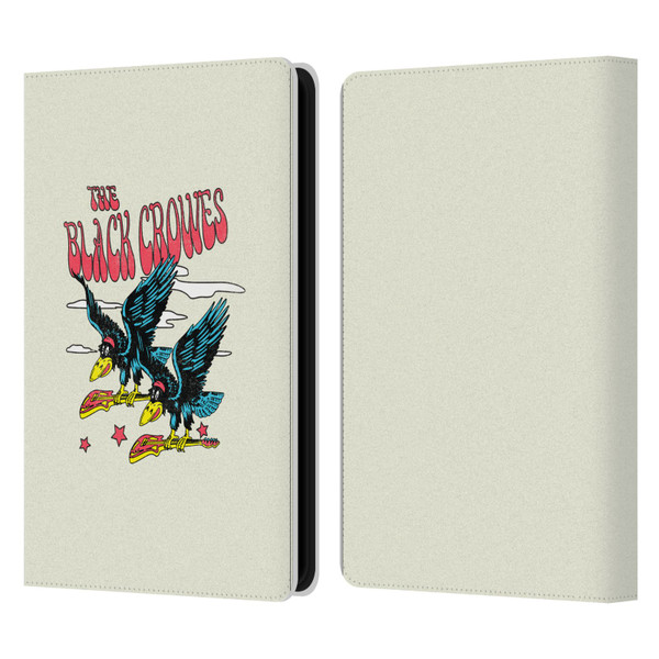 The Black Crowes Graphics Flying Guitars Leather Book Wallet Case Cover For Amazon Kindle Paperwhite 5 (2021)