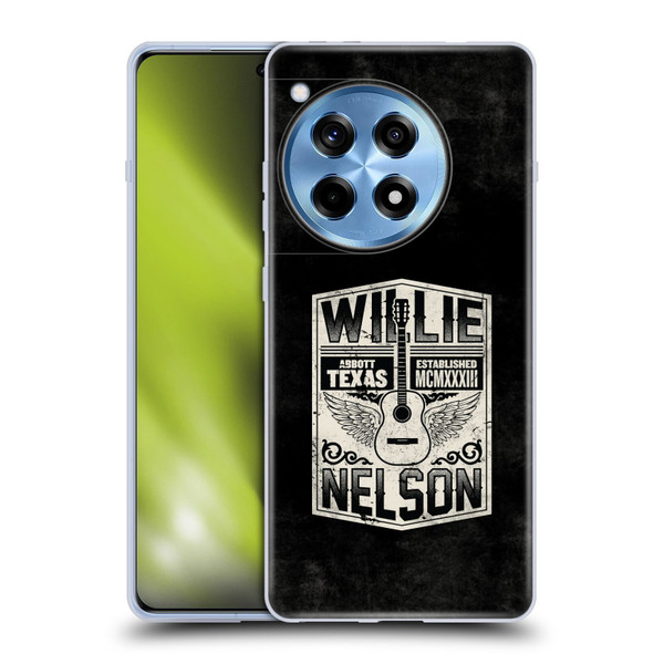 Willie Nelson Grunge Flying Guitar Soft Gel Case for OnePlus 12R