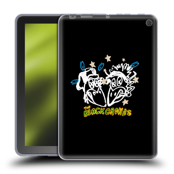 The Black Crowes Graphics Heads Soft Gel Case for Amazon Fire HD 8/Fire HD 8 Plus 2020