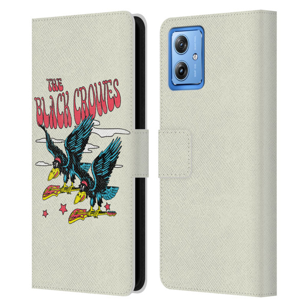 The Black Crowes Graphics Flying Guitars Leather Book Wallet Case Cover For Motorola Moto G54 5G