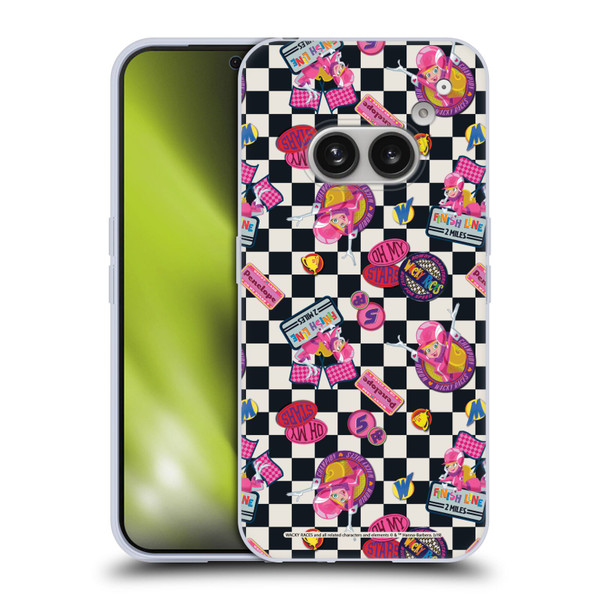 Wacky Races 2016 Graphics Pattern 2 Soft Gel Case for Nothing Phone (2a)