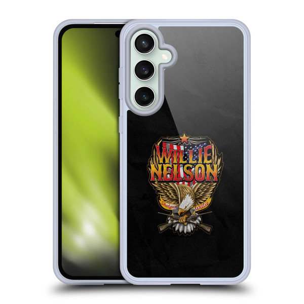 Willie Nelson Grunge Eagle Soft Gel Case for Samsung Galaxy S23 FE 5G