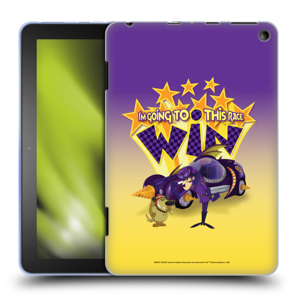 Wacky Races 2016 Graphics Dastardly And Muttley Soft Gel Case for Amazon Fire HD 8/Fire HD 8 Plus 2020