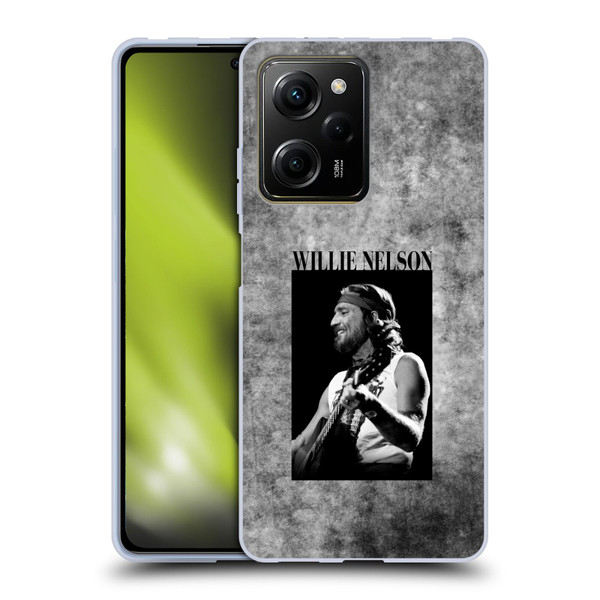 Willie Nelson Grunge Black And White Soft Gel Case for Xiaomi Redmi Note 12 Pro 5G