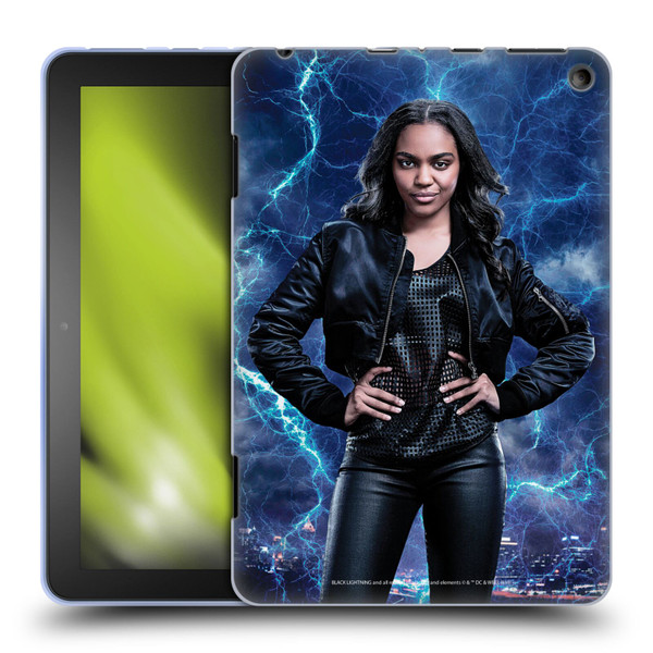 Black Lightning Characters Jennifer Pierce Soft Gel Case for Amazon Fire HD 8/Fire HD 8 Plus 2020