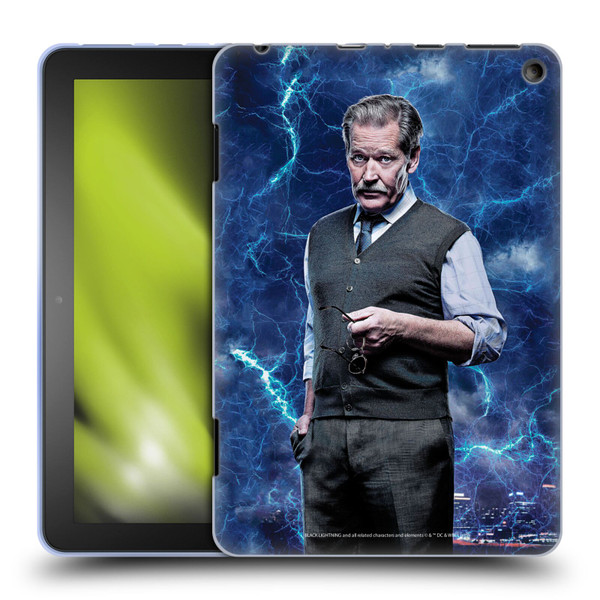 Black Lightning Characters Peter Gambi Soft Gel Case for Amazon Fire HD 8/Fire HD 8 Plus 2020