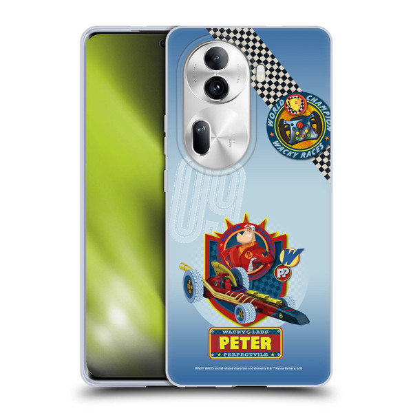Wacky Races 2016 Graphics Peter Perfect Soft Gel Case for OPPO Reno11 Pro