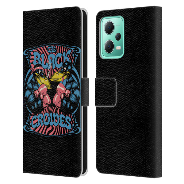 The Black Crowes Graphics Boxing Leather Book Wallet Case Cover For Xiaomi Redmi Note 12 5G