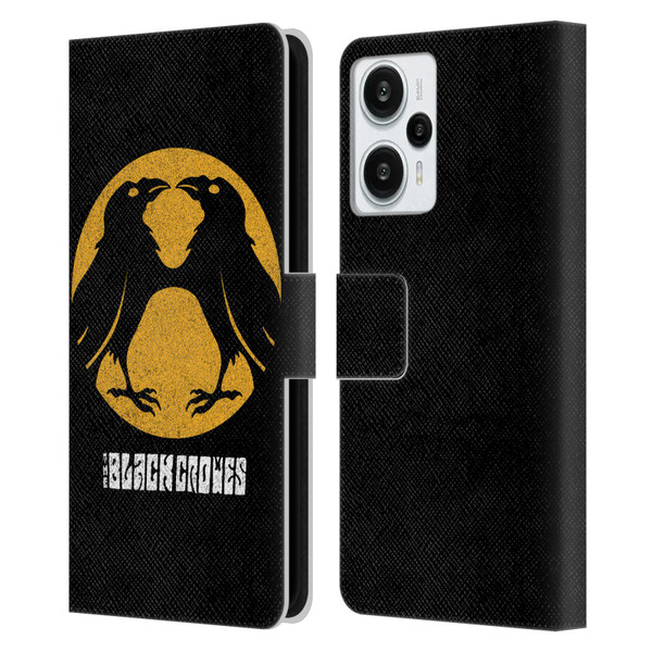 The Black Crowes Graphics Circle Leather Book Wallet Case Cover For Xiaomi Redmi Note 12T