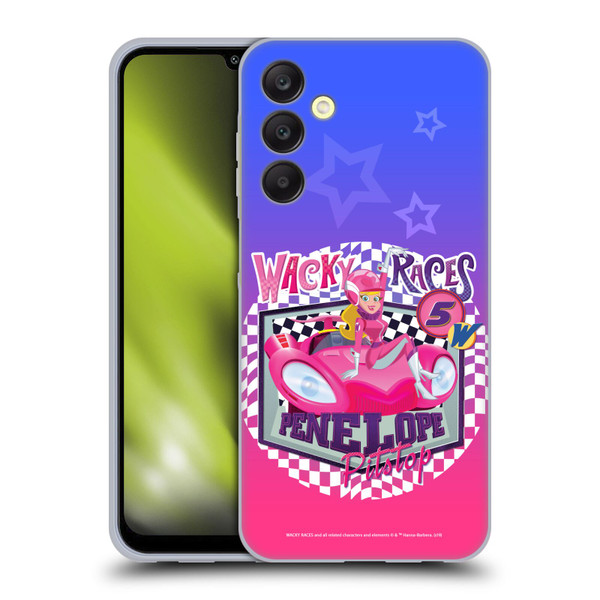 Wacky Races 2016 Graphics Penelope Pitstop Soft Gel Case for Samsung Galaxy A25 5G