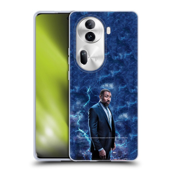 Black Lightning Characters Jefferson Pierce Soft Gel Case for OPPO Reno11 Pro