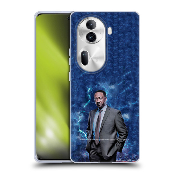 Black Lightning Characters William Henderson Soft Gel Case for OPPO Reno11 Pro