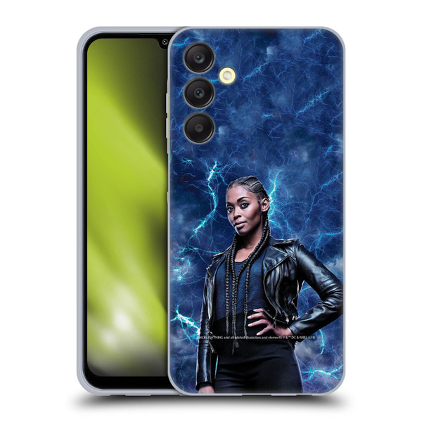 Black Lightning Characters Anissa Pierce Soft Gel Case for Samsung Galaxy A25 5G
