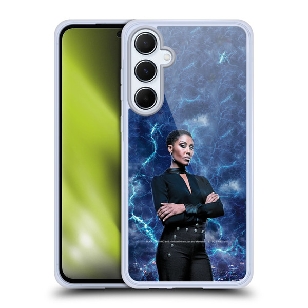 Black Lightning Characters Lynn Pierce Soft Gel Case for Samsung Galaxy A55 5G