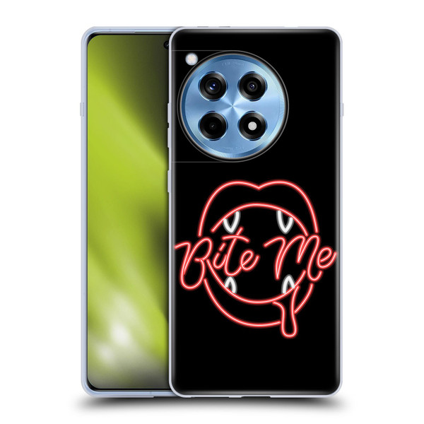 Bebe Rexha Key Art Neon Bite Me Soft Gel Case for OnePlus 12R