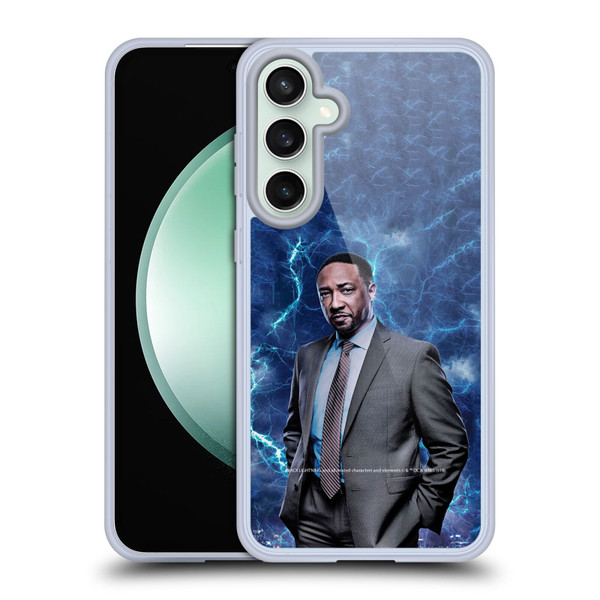 Black Lightning Characters William Henderson Soft Gel Case for Samsung Galaxy S23 FE 5G