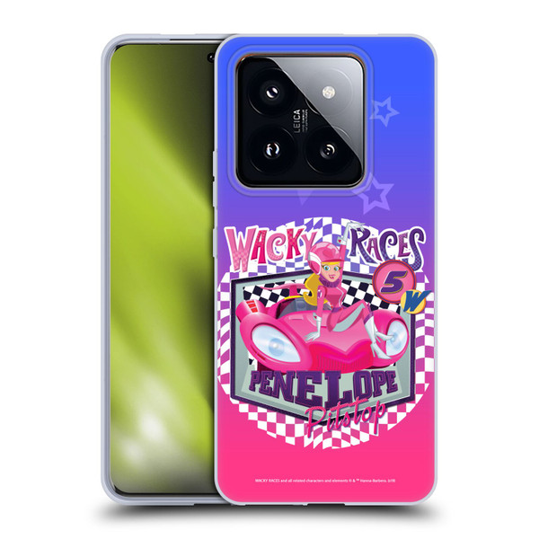 Wacky Races 2016 Graphics Penelope Pitstop Soft Gel Case for Xiaomi 14 Pro