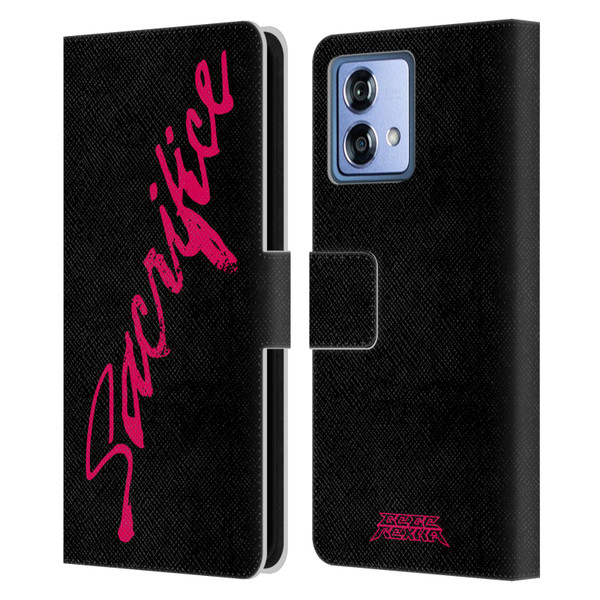 Bebe Rexha Key Art Sacrifice Leather Book Wallet Case Cover For Motorola Moto G84 5G