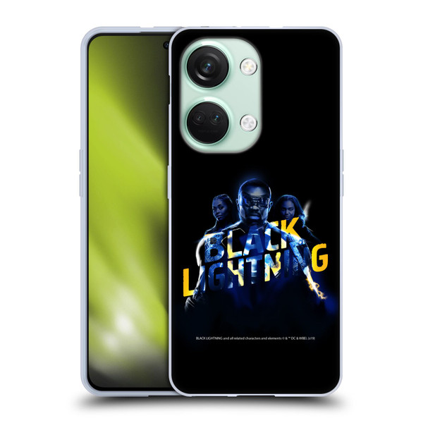 Black Lightning Key Art Group Soft Gel Case for OnePlus Nord 3 5G